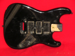 FENDER 1985 MIJ BLACK CONTEMPORARY STRATOCASTER BODY JAPAN