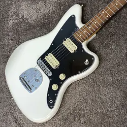ELECTRIC GUITAR USED FENDER PLAYER JAZZMASTER MADE IN MEXICO WHITE ALDER