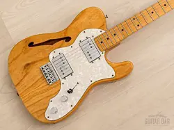 2008 FENDER TELECASTER THINLINE ‘72 VINTAGE REISSUE TN72 W/ WIDE RANGE, JAPAN