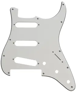 FOR FENDER PLAYER STRATOCASTER FLOYD ROSE SSS GUITAR PICKGUARD 3 PLY WHITE