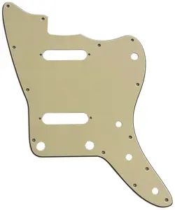 GUITAR PARTS FOR FENDER US JAZZMASTER STRAT PICKUP GUITAR PICKGUARD YELLOW