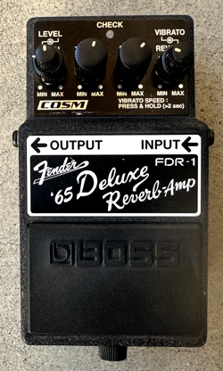 BOSS '65 FENDER DELUXE REVERB EFFECTS PEDAL