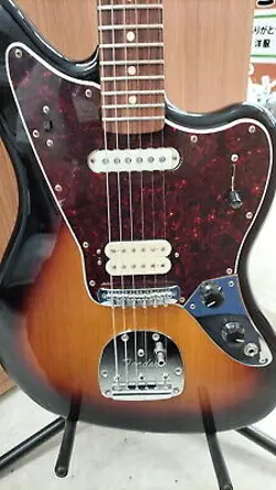 FENDER MEXICO PLAYER JAGUAR MOD USED ALDER BODY ROSEWOOD FINGERBOARD W/SOFT CASE