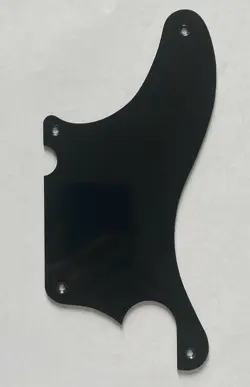 GUITAR PICKGUARD FOR FENDER TELE LA CABRONITA MEXICAN 1-PLY BLACK