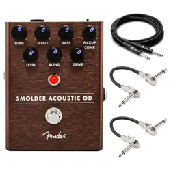 NEW FENDER SMOLDER ACOUSTIC OVERDRIVE GUITAR EFFECTS PEDAL