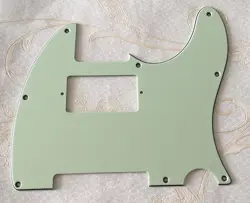 PICK FITS FENDER TELECASTER 8-HOLE HUMBUCK GUITAR PICKGUARD,3 PLY VINTAGE GREEN