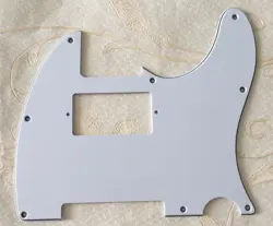 PICK FITS FENDER TELECASTER 8-HOLE HUMBUCK GUITAR PICKGUARD,3 PLY WHITE