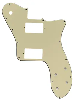 PICKGUARD FOR FENDER US '72 TELECASTER DELUXE REISSUE PAF GUITAR  VINTAGE YELLOW