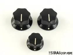 FENDER PLAYER II JAZZ BASS, GUITAR KNOBS, VOLUME TONE KNOBS, BLACK
