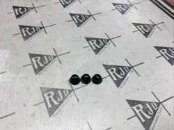 80’S FENDER USA STRATOCASTER BLACK GUITAR CONTROL KNOB SET 3 SPOKE