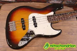 MADE BY FENDER JAPAN 2002 2004 JB62-58 SUNBURST DYNA ELECTRIC BASS
