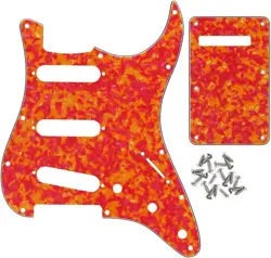 11 HOLE SSS GUITAR PICKGUARD WITH BACKPLATE FOR FENDER USA/MEXICAN GUITAR