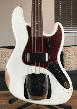 2022 FENDER CUSTOM SHOP '64 RELIC JAZZ BASS ~ OLYMPIC WHITE