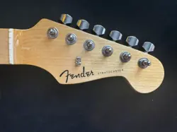 FLAME MAPLE ELECTRIC GUITAR NECK WITH TUNERS FOR FENDER CUSTOM SHOP STRAT