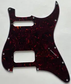 BROWN TORTOISE PICKGUARD FIT US FENDER STRATOCASTER HS 11 HOLE STRAT GUITARPARTS