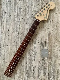 2020 FENDER AMERICAN PERFORMER STRATOCASTER NECK ROSEWOOD W/ TUNERS & NECK PLATE