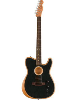 FENDER PLAYER ACOUSTASONIC TELECASTER BRUSHED BLACK W/ BAG