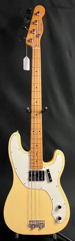 FENDER VINTERA II '70S TELECASTER BASS 4-STRING BASS GUITAR VINTAGE WHITE W/ BAG
