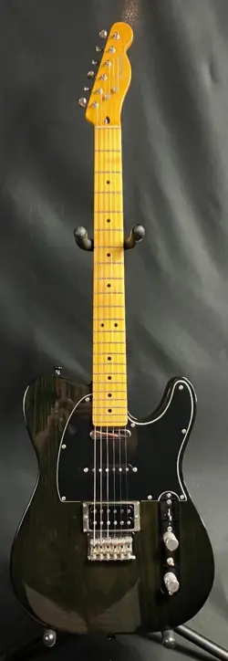 FENDER MODERN PLAYER TELECASTER PLUS HSS ELECTRIC GUITAR TRANSPARENT BLACK