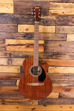FENDER FA-135CE ALL-MAHOGANY CONCERT ACOUSTIC-ELECTRIC GUITAR MAHOGANY, BLEMISH