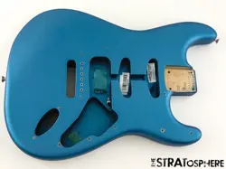 AMERICAN PERFORMER FENDER STRATOCASTER STRAT BODY, USA SATIN LAKE PLACID BLUE