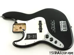 LEFTY FENDER PLAYER JAZZ BASS LOADED BODY, BASS GUITAR ALNICO 5 BLACK