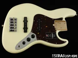 FENDER AMERICAN PROFESSIONAL II JAZZ V 5 STRING BASS LOADED BODY OLYMPIC WHITE