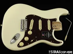 FENDER AMERICAN PROFESSIONAL II STRATOCASTER LOADED BODY, STRAT OLYMPIC WHITE