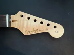 ROSEWOOD/FLAME MAPLE ELECTRIC GUITAR NECK FOR FENDER CUSTOM SHOP STRAT