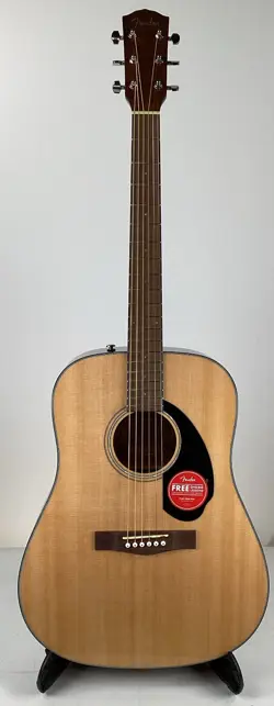 FENDER CD-60S DREADNOUGHT ACOUSTIC GUITAR - NATURAL - INTERNAL BRACE ISSUES