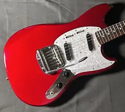 FENDER JAPAN MG69 OCR USED MAPLE NECK ROSEWOOD FINGERBOARD W/SOFT CASE