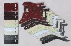 STRATOCASTER HSS SCRATCH PLATE PICKGUARD SET TO FIT USA/MEX FENDER IN 9 COLOURS