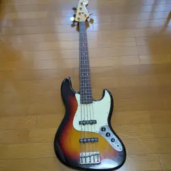 FENDER JAPAN JAZZ BASS 5-STRING ELECTRIC BASS GUITAR GOOD CONDITION JAPAN