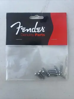 (12) GENUINE FENDER STRATOCASTER/STRAT PICKUP MOUNTING SCREWS 099-4925-000