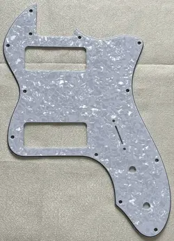CUSTOM FOR FENDER TELECASTER '72 THINLINE P90 GUITAR PICKGUARD 4-PLY WHITE PEARL
