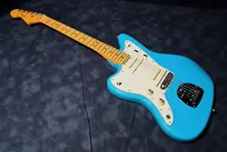 FENDER AMERICAN PROFESSIONAL II JAZZMASTER LEFT-HAND MIAMI BLUE ELECTRIC GUITAR