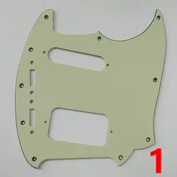 FOR FENDER KURT COBAIN MUSTANG GUITAR PICKGUARD NO CONTROL HOLE VINTAGE GREEN
