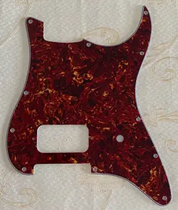 FOR FENDER STRATOCASTER START SINGLE HUMBUCKER GUITAR PICKGUARD,RED TORTOISE