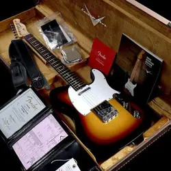 FENDER CUSTOM SHOP BUILT 1959 TELECASTER NOS TARGET 3 COLOR SUNBURST