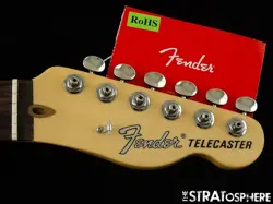 FENDER AMERICAN PERFORMER TIMBER TELECASTER NECK & TUNERS TELE 