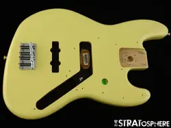 FENDER PLAYER II JAZZ J BASS BODY   HARDWARE MODERN GUITAR PARTS HIALEAH YELLOW