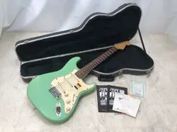 ELECTRIC GUITAR FENDER USA AMERICAN DELUXE STRATOCASTER SURF GREEN WITH CASE