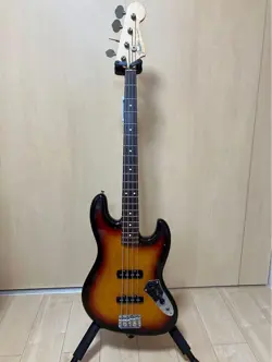 [RARE] FENDER JAPAN ELECTRIC BASS GUITAR JAZZ BASS SUNBURST USED FROM JAPAN