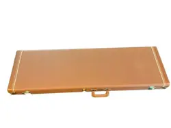 FENDER GENUINE BASS HARD CASE G & G W/ GOLD INTERIOR