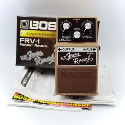 BOSS FRV-1 '63 FENDER REVERB WITH ORIGINAL BOX GUITAR EFFECT PEDAL B8B1466