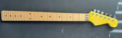 MAPLE/GOLD SPARKLE ELECTRIC GUITAR NECK W/ LOCKING NUT FITS FENDER CUSTOM STRAT