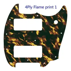 PICKGUARD FLAME PRINT
