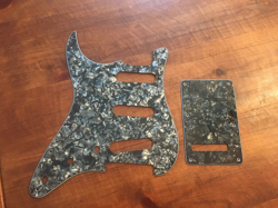 LEFT HANDED STRATOCASTER ELECTRIC GUITAR PICKGUARD AND TREMOLO COVER FOR FENDER