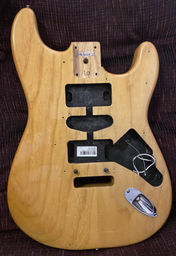 2004 FENDER LITE ASH STRATOCASTER BODY