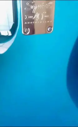 FENDER SQUIER 40TH ANNIVERSARY PRECISION BASS LAKE PLACID BLUE P BASS NEW